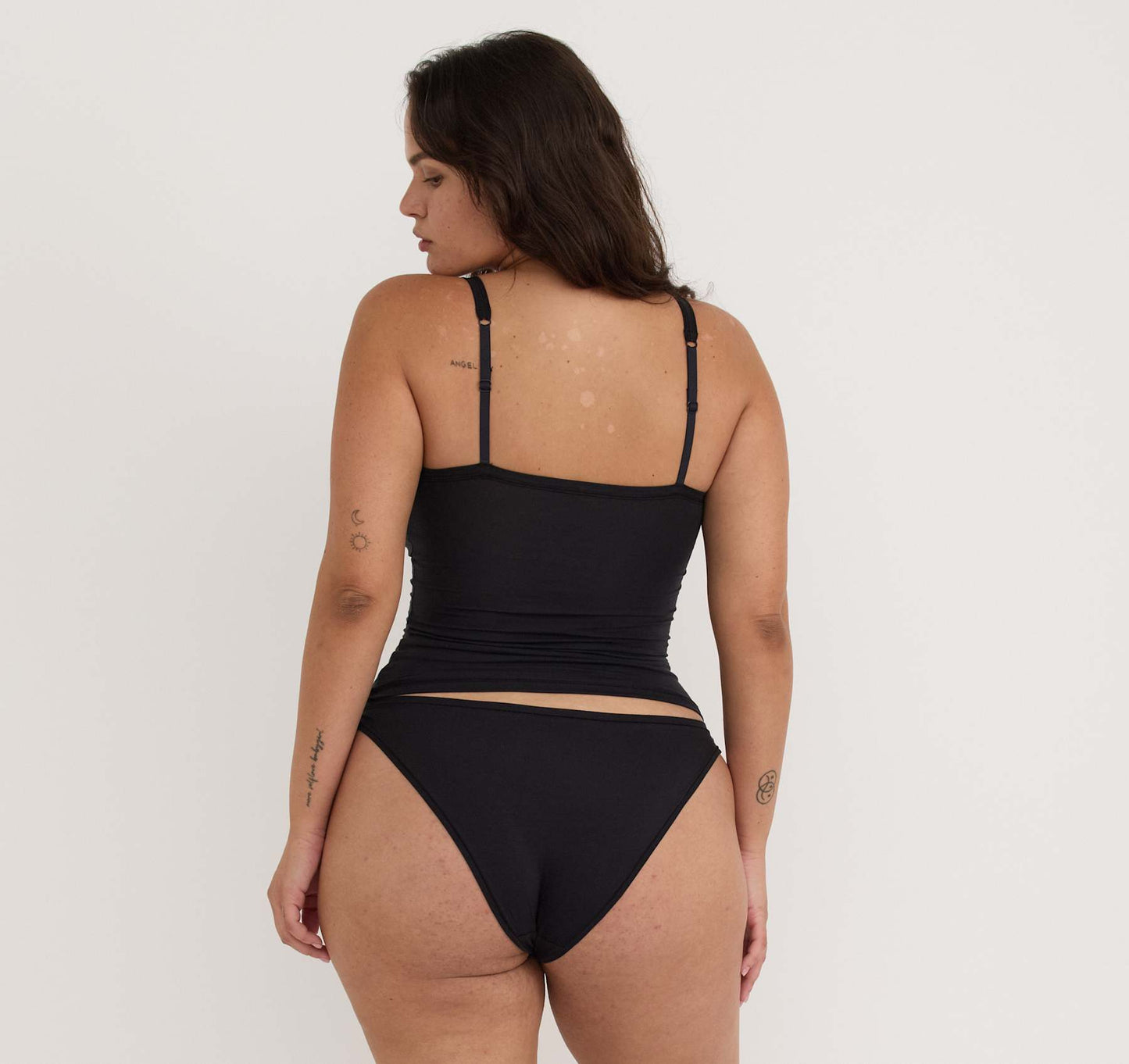 Soft Touch Veil Cami - Black (Organic Basics)