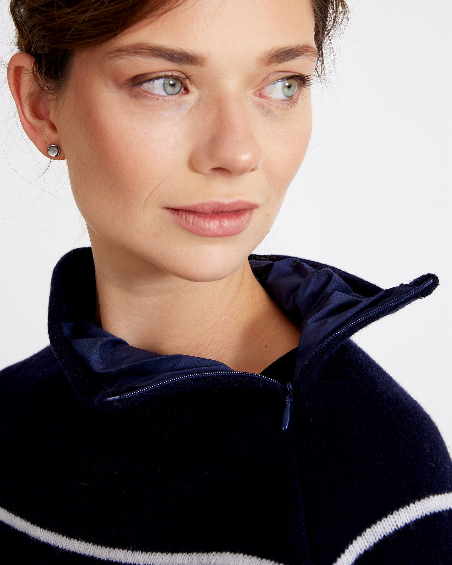 Martina Sweater Windproof Navy/Off-White (Holebrook)