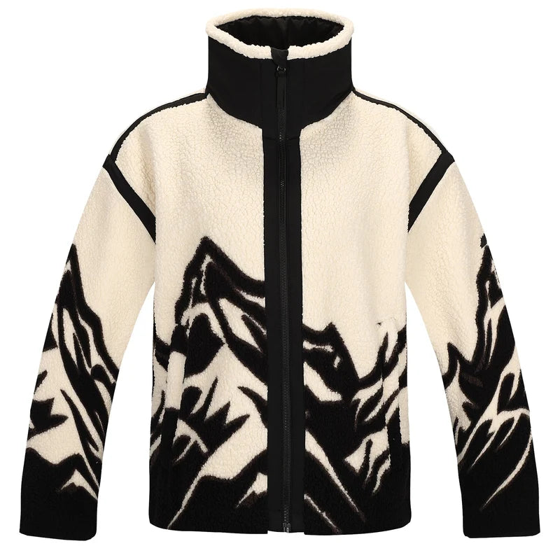 EMILIE VOE NERENG - Himmeltind, pile fleece jacket - Gardenia