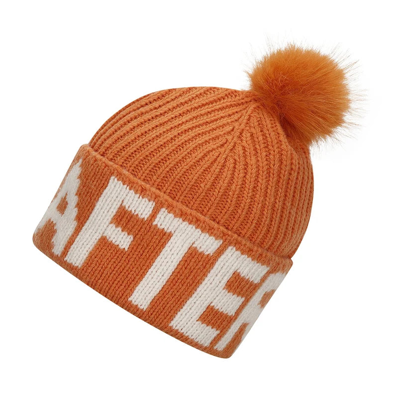 EMILIE VOE NERENG - Skarsnuten, wool blend hat - Dusty orange