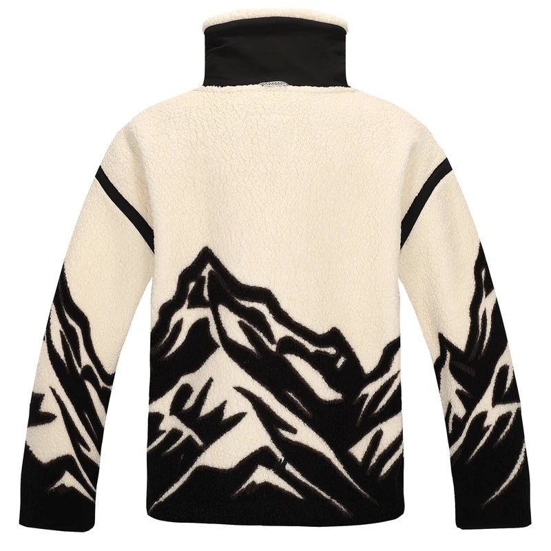 EMILIE VOE NERENG - Himmeltind, pile fleece jacket - Gardenia