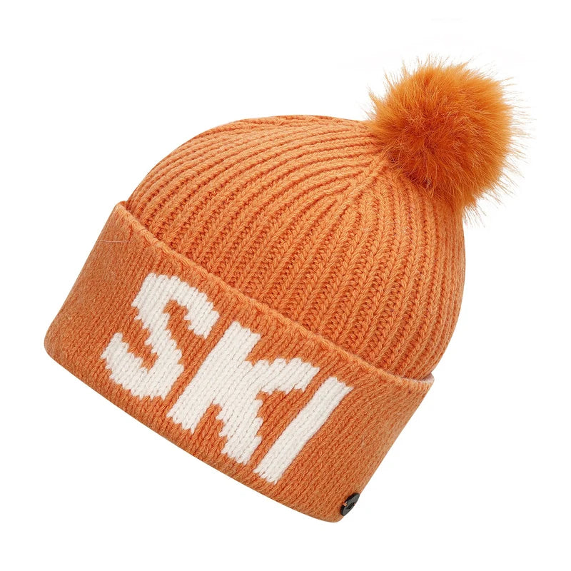 EMILIE VOE NERENG - Skarsnuten, wool blend hat - Dusty orange
