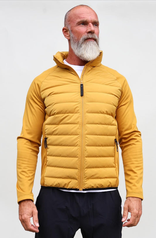 Heron RDS Down Jacket - sennepsgul