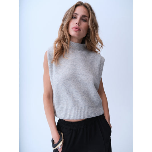 Gossia - WiwicaGO Top - Light Grey Melange