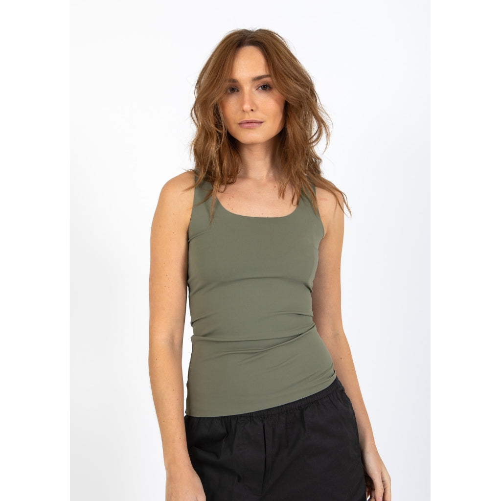 Coster Copenhagen - VIDA Tank Top - Khaki