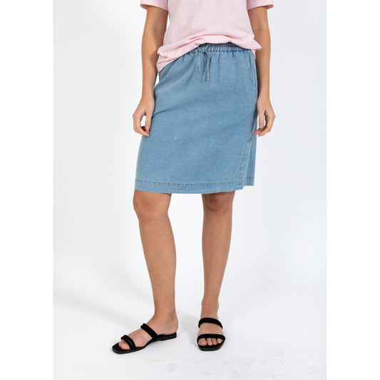 Ellis denim skirt - Blue denim