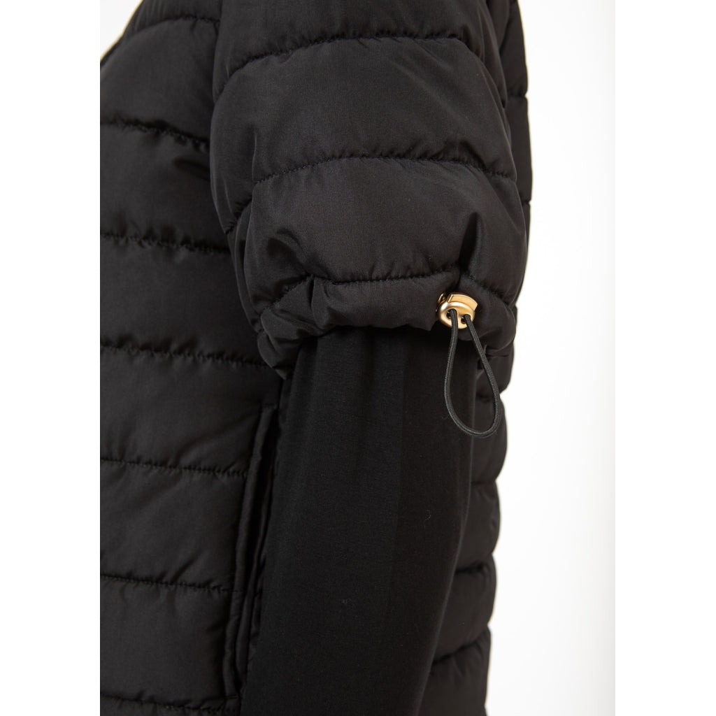 ASTA quilted short sleeved jacket - Black