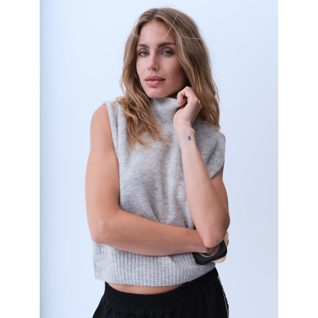 Gossia - WiwicaGO Top - Light Grey Melange