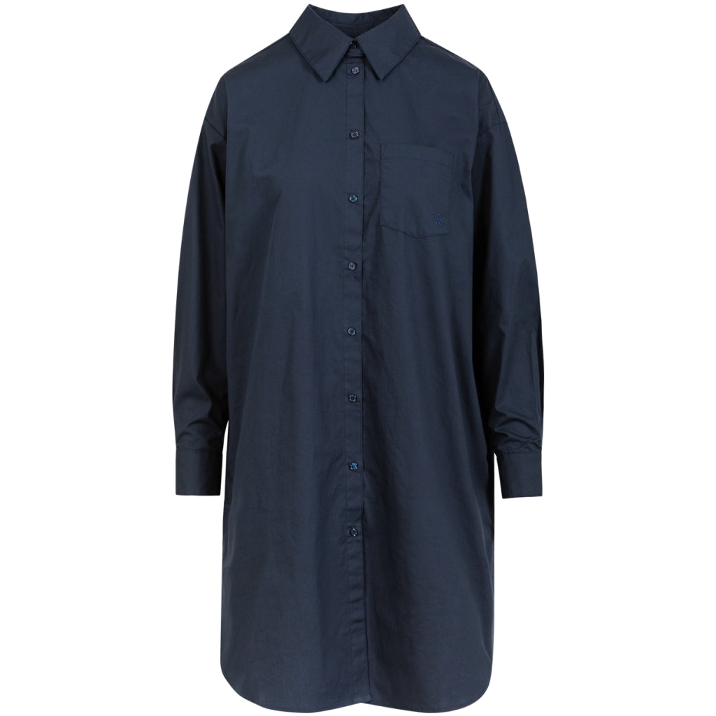 Kiara Long shirt dress - Navy