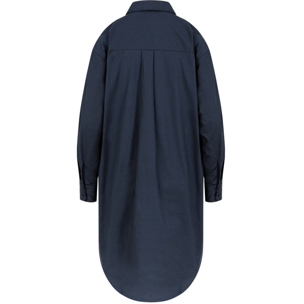 Kiara Long shirt dress - Navy