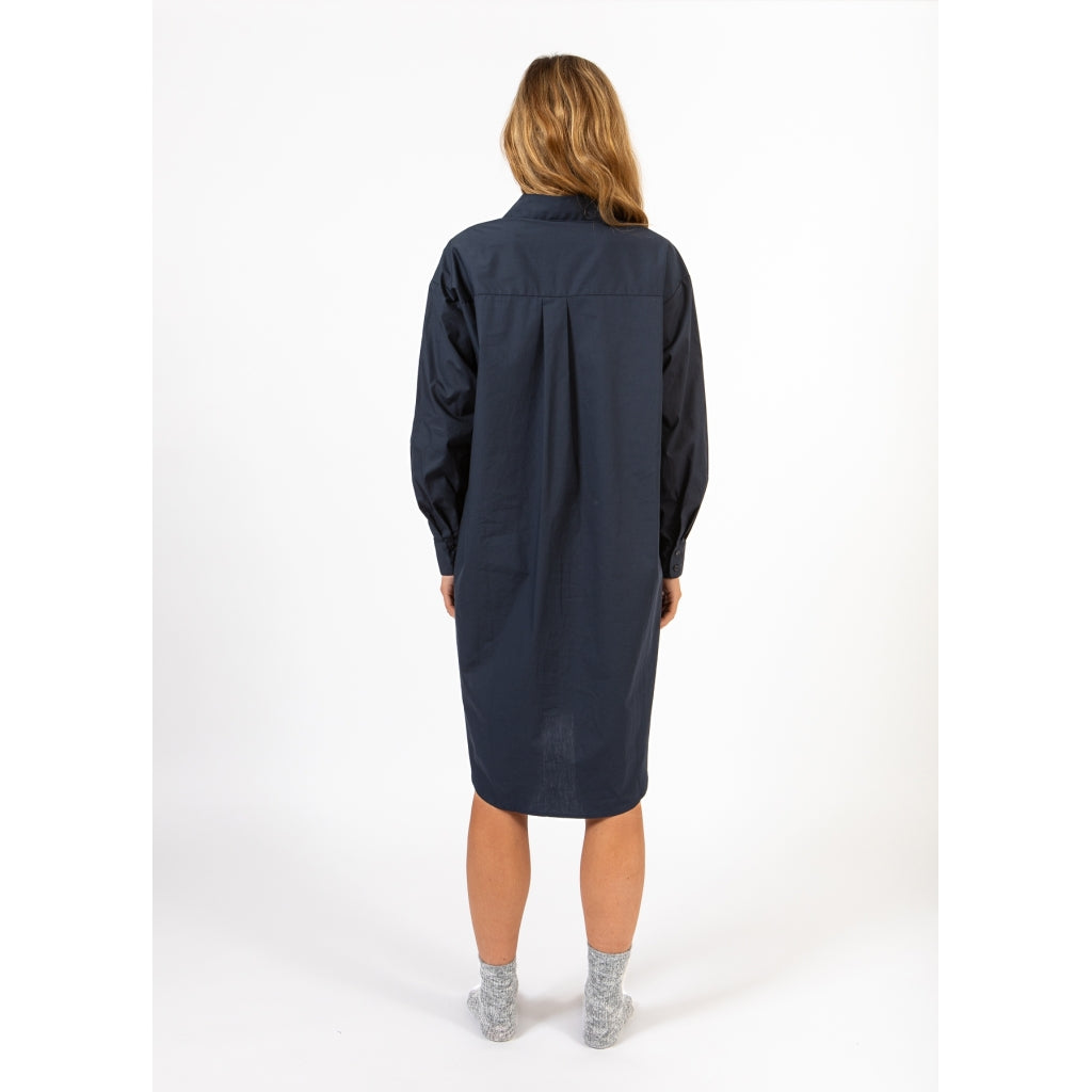Kiara Long shirt dress - Navy