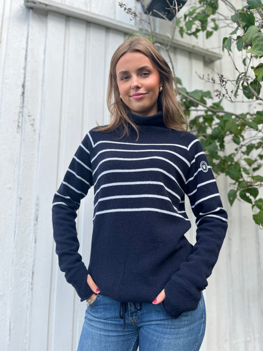 Martina Sweater Windproof  Navy/Off-White (Holebrook)