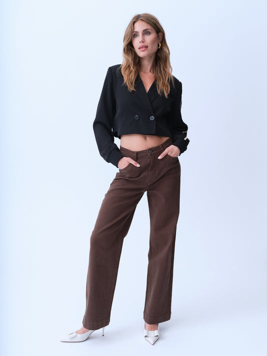 MirlaGO Jeans - Brown