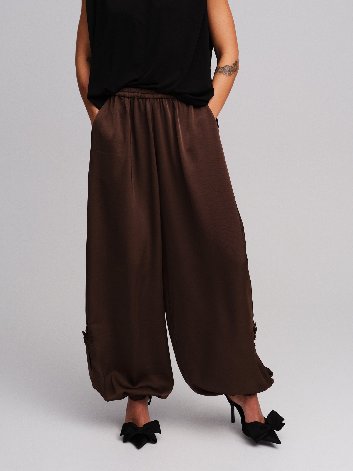 GOSSIA - FreyaGO Pants - Chocolate