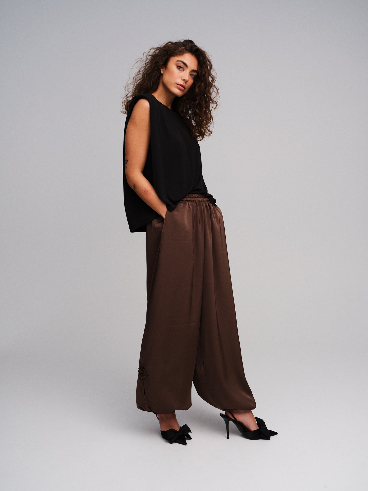 GOSSIA - FreyaGO Pants - Chocolate