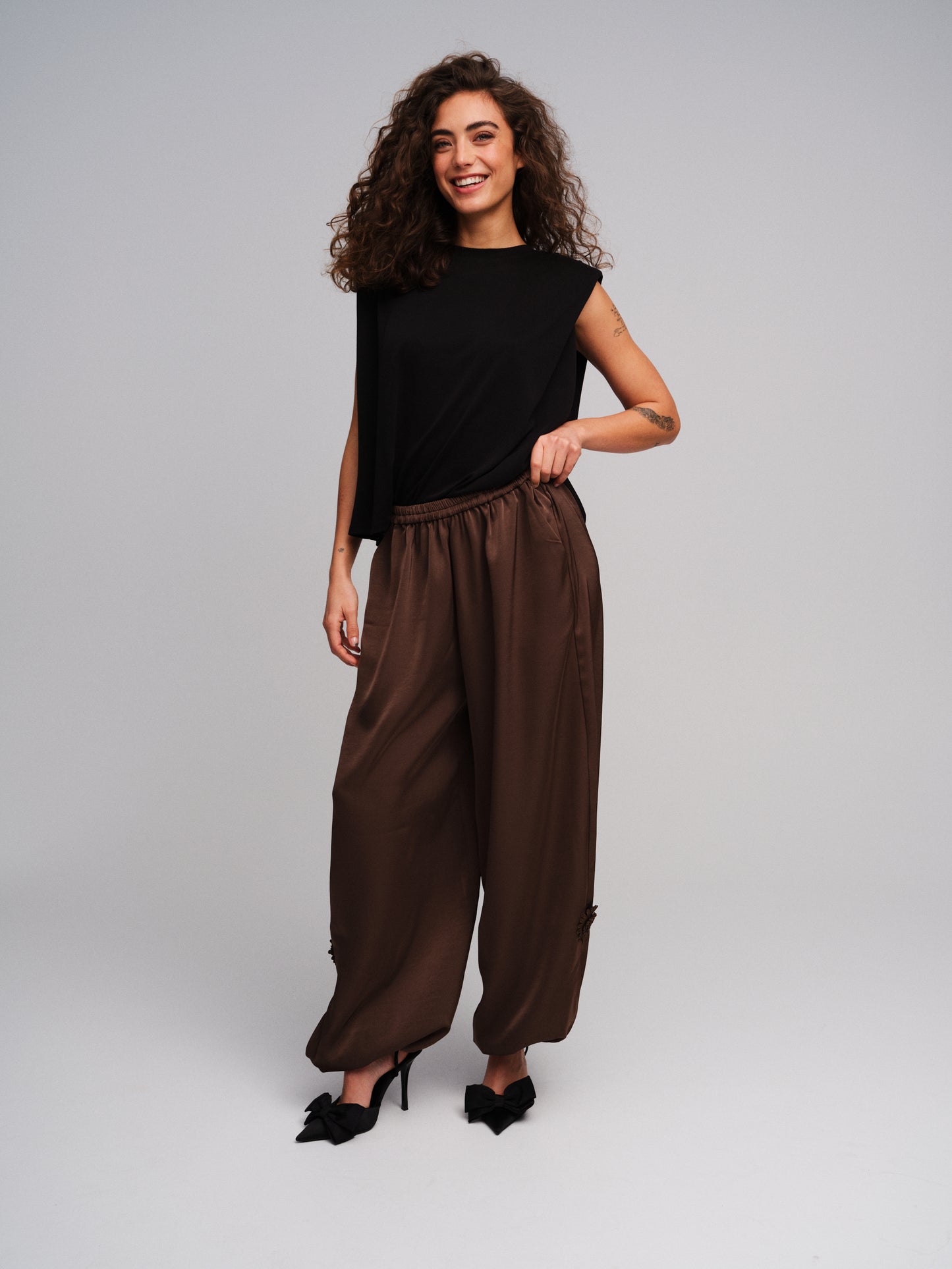 GOSSIA - FreyaGO Pants - Chocolate