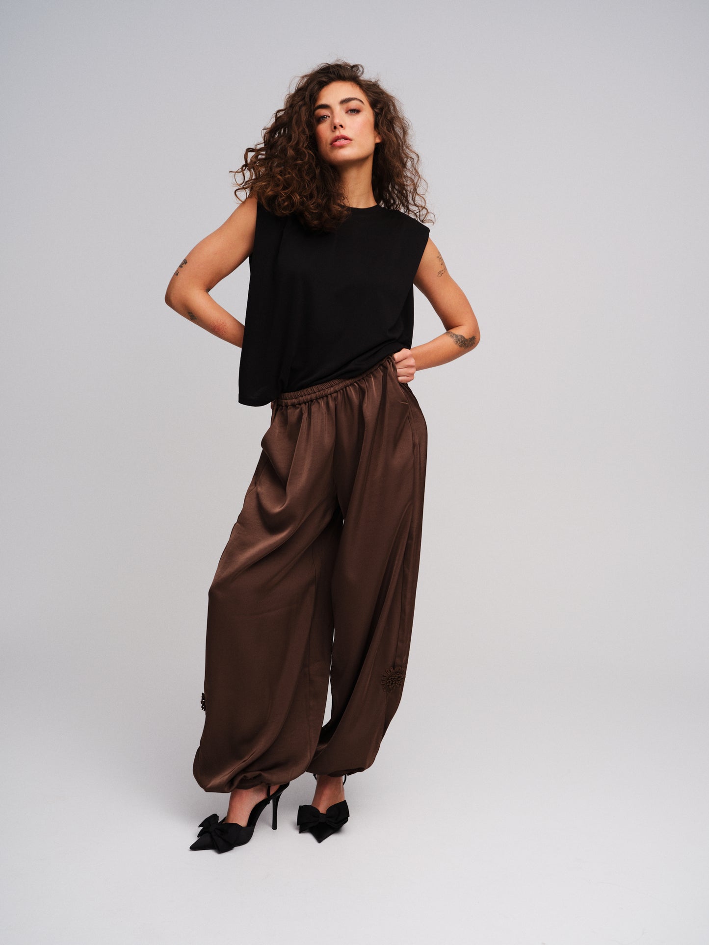 GOSSIA - FreyaGO Pants - Chocolate