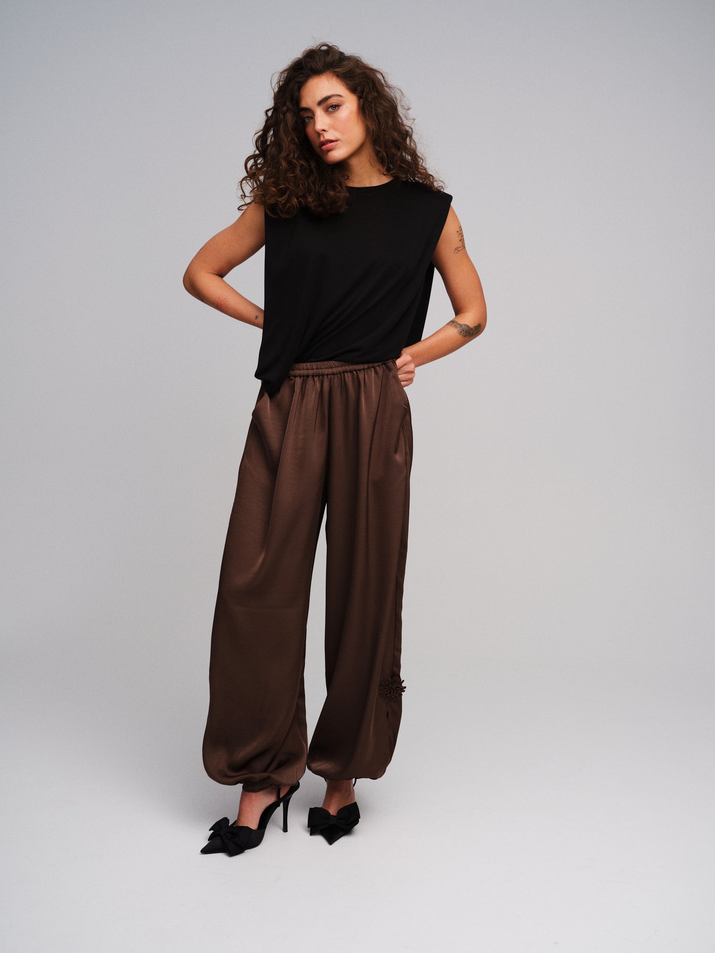 GOSSIA - FreyaGO Pants - Chocolate