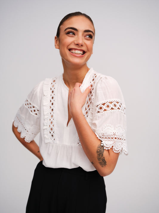 GOSSIA - ZelineGO Blouse - Off-white
