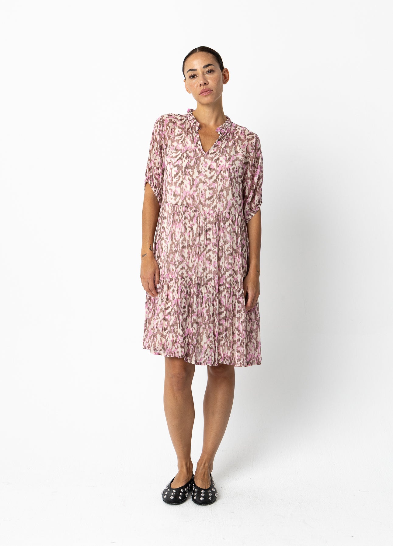 COSTER COPENHAGEN - Short dress in dreamscape print