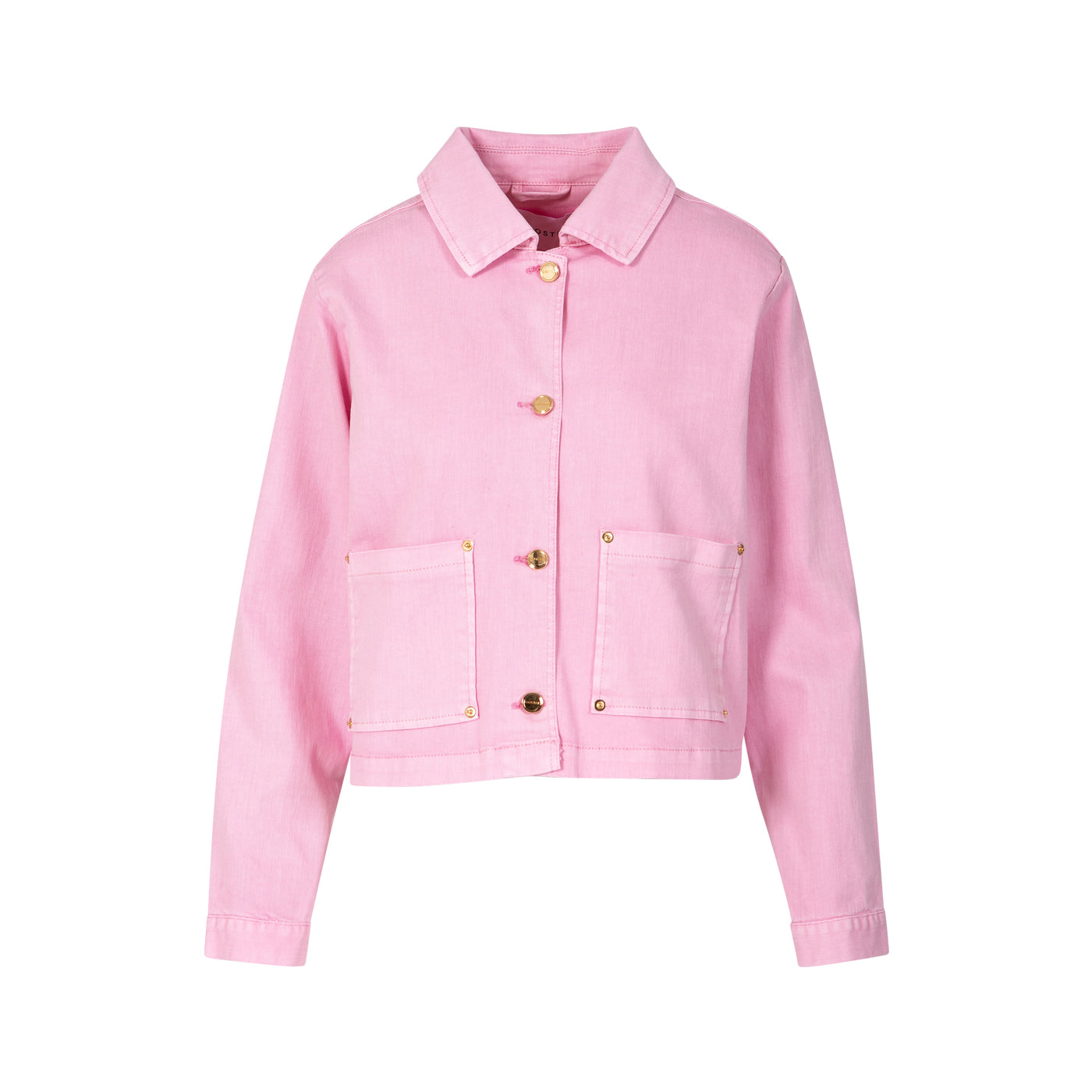 COSTER COPENHAGEN - Jacket in pink denim - Bon bon pink