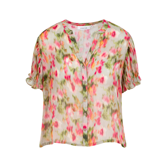 COSTER COPENHAGEN - Top in floral fade print