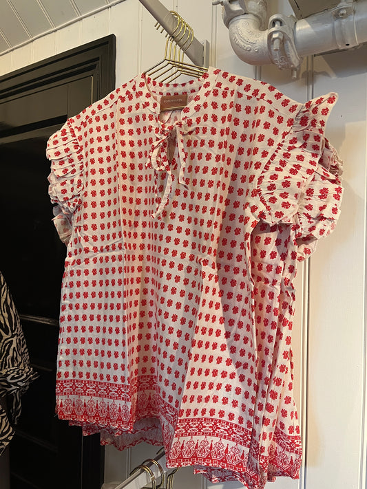 MySore viscose Shirt - Poppy red