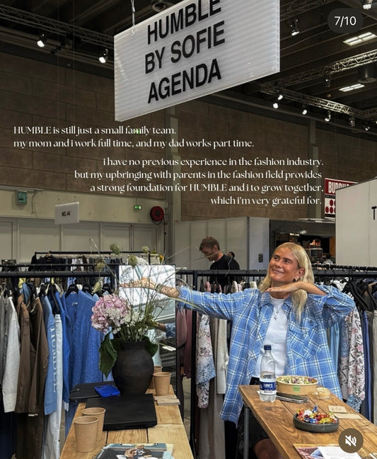 HUMBLE - NadiaHBS Shirt - Light blue combi