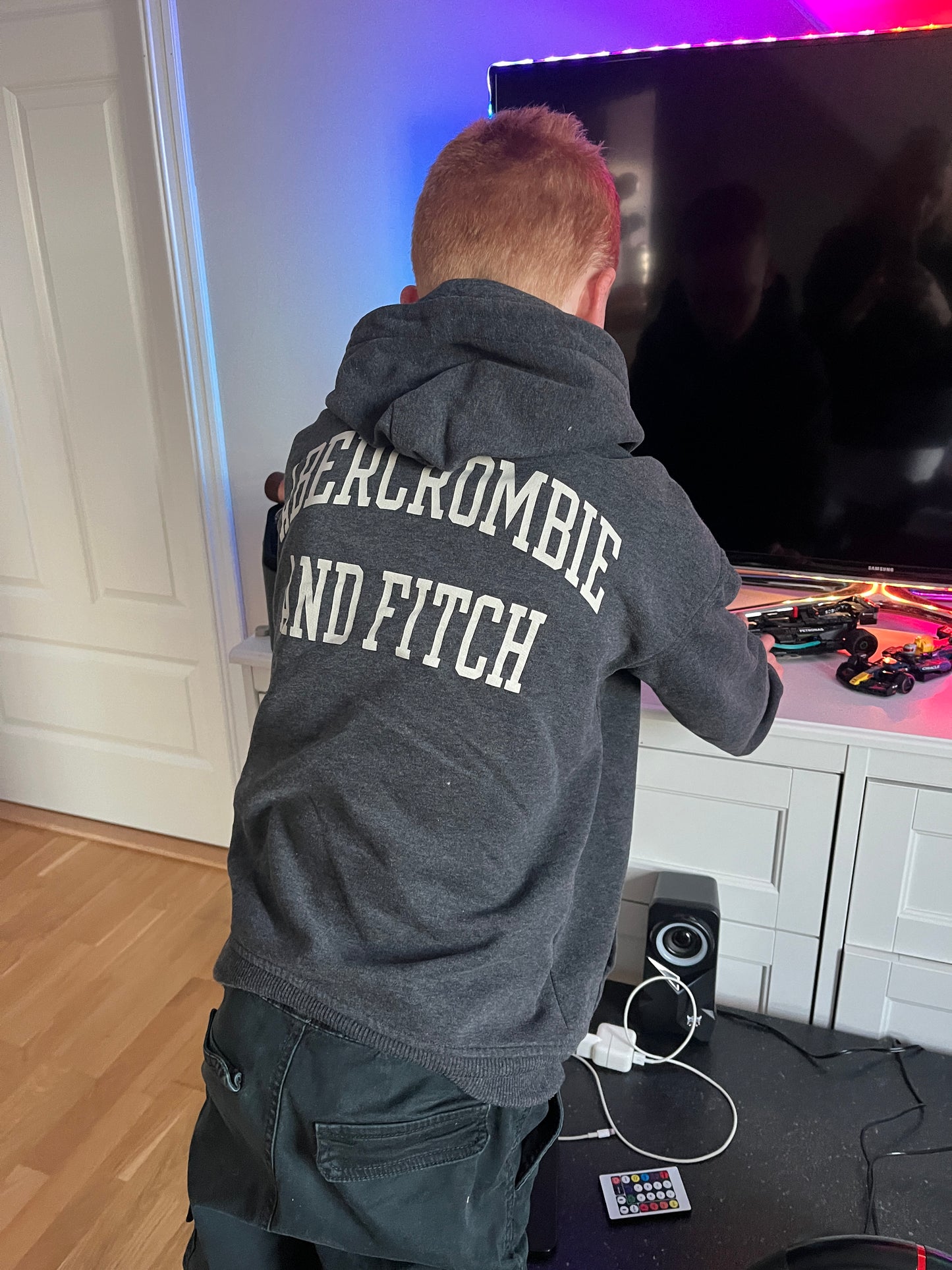 Abercrombie & Fitch - Fashion Hoodie - Anthracite Heather