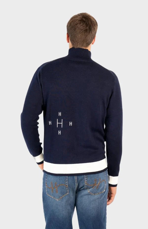 HÉST - TED Half Zip - Navy Blazer