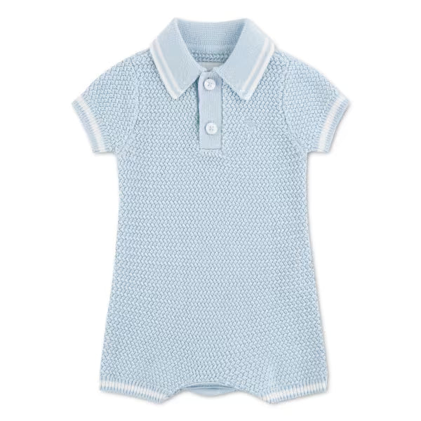 ABERCROMBIE & FITCH - Baby knit romper - Ice water