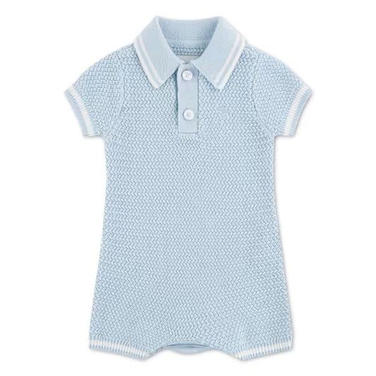 ABERCROMBIE & FITCH - Baby knit romper - Ice water