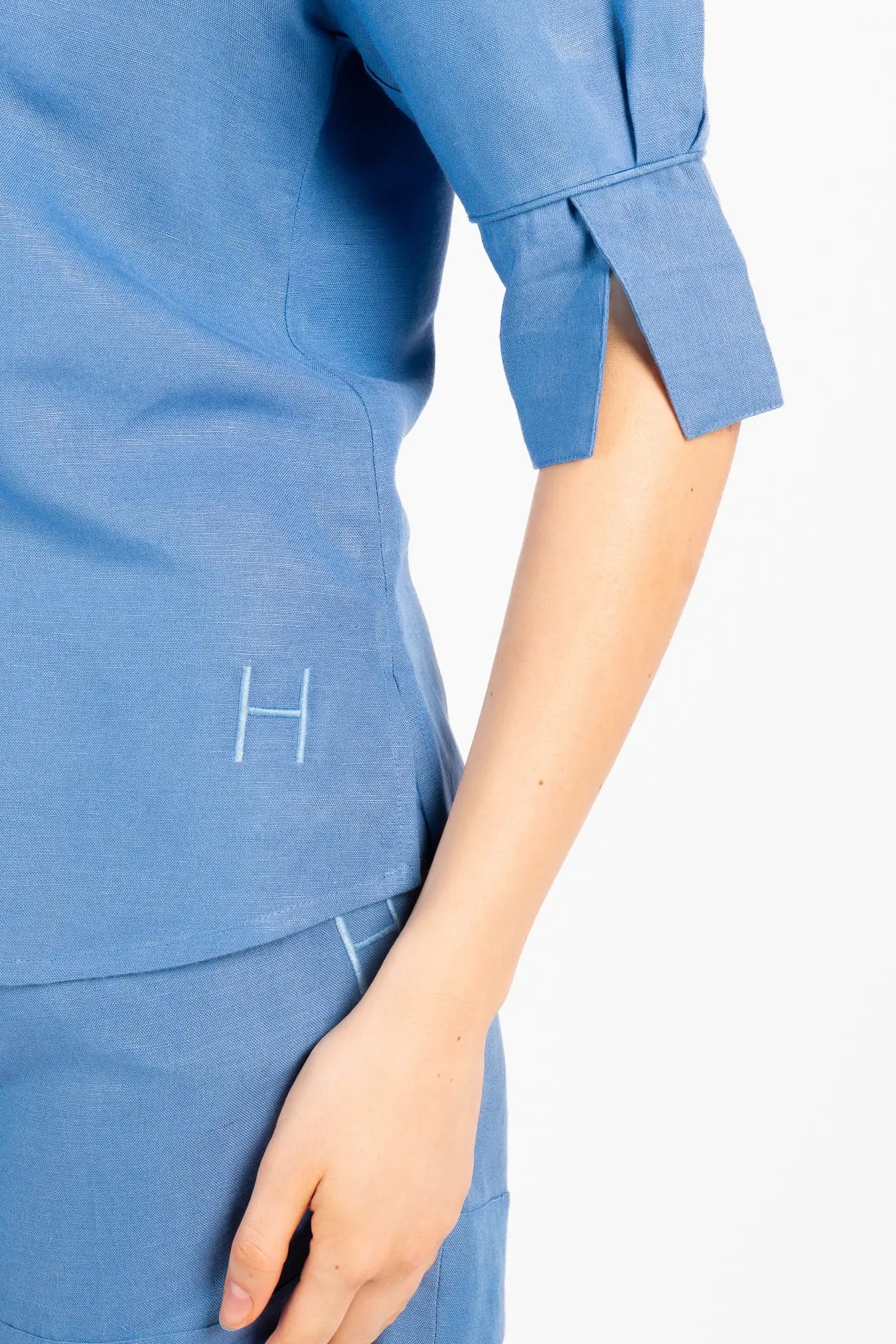 HÉST - TILLI Blouse - Blue Yonder