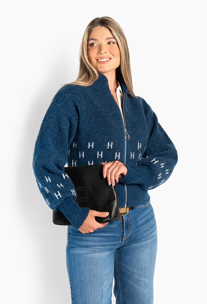 HÉST - Märtha Short Jacket - Poseidon