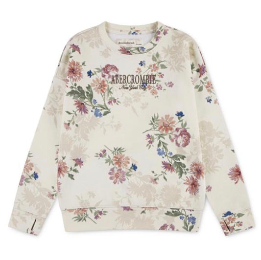 ANF Floral Crew - Buttercream