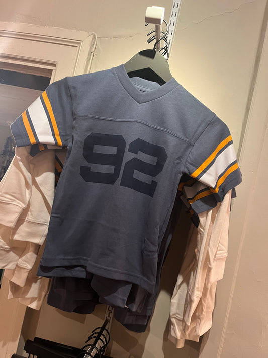 AFB Football Hangdown Tee - Vintage Indigo