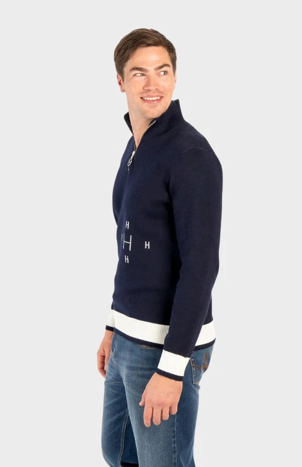 HÉST - TED Half Zip - Navy Blazer