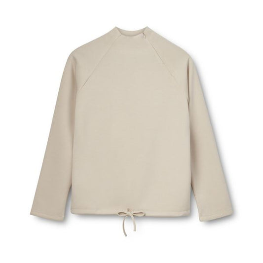 Mora Zipper sweater - Oat