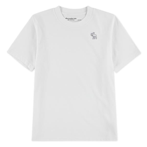 Abercrombie & Fitch -  AFBSHORT sleeve essential Tee - White