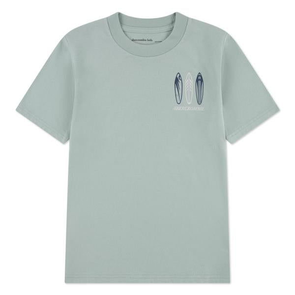 Abercrombie & Fitch -  Surfs Up Tee - Green