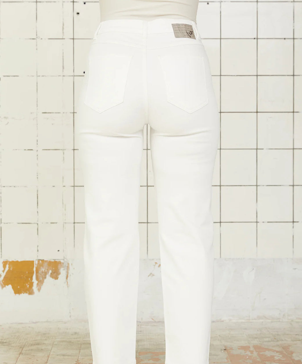 I Say Straight Pant - Hvit