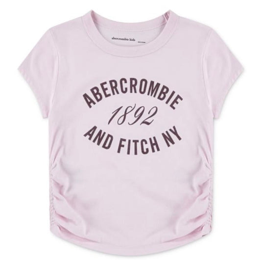 ANF 1892 Ruched Tee - Cradle Pink