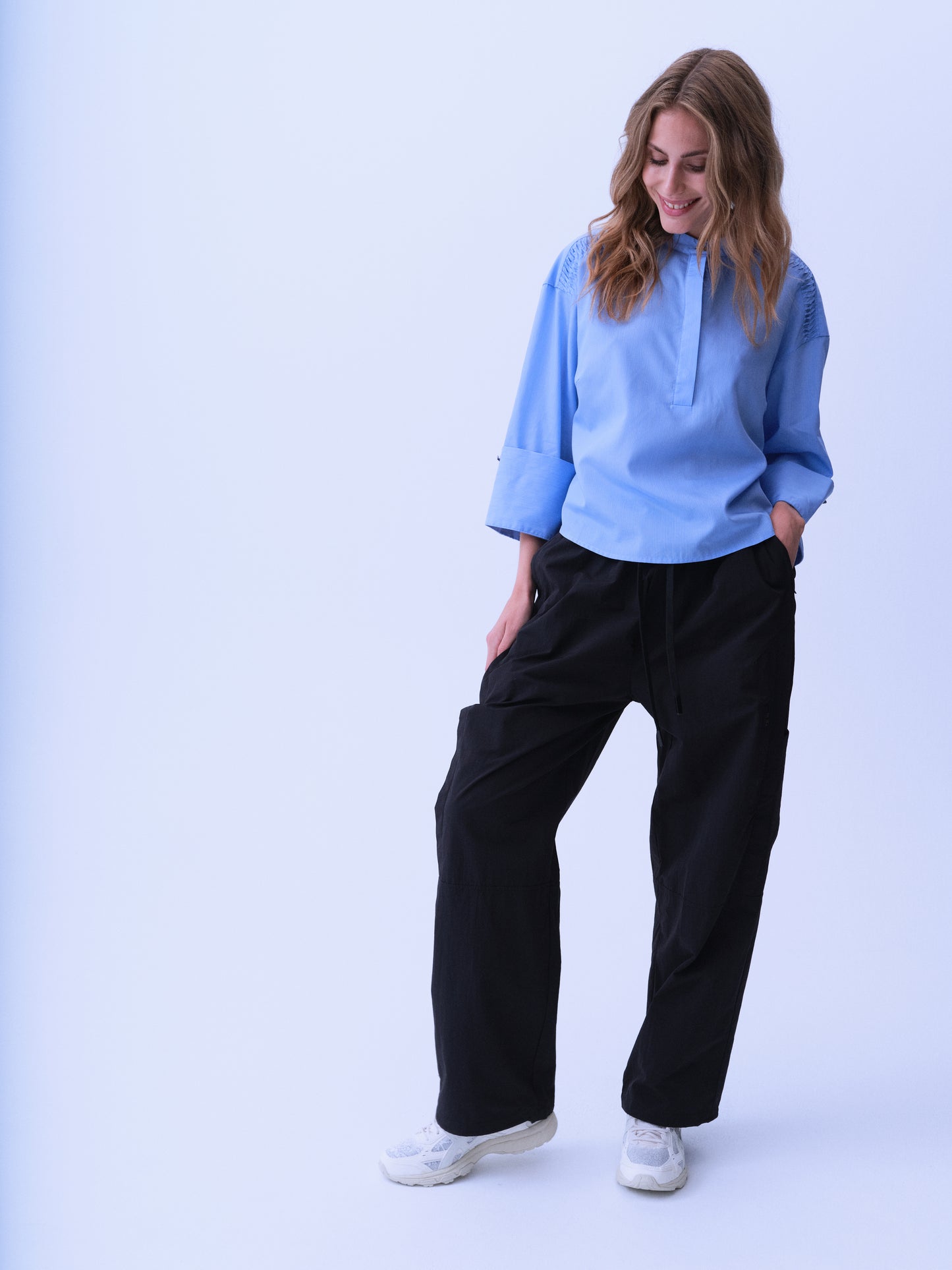 GOSSIA - RoselilleGO Blouse - Blue Striped