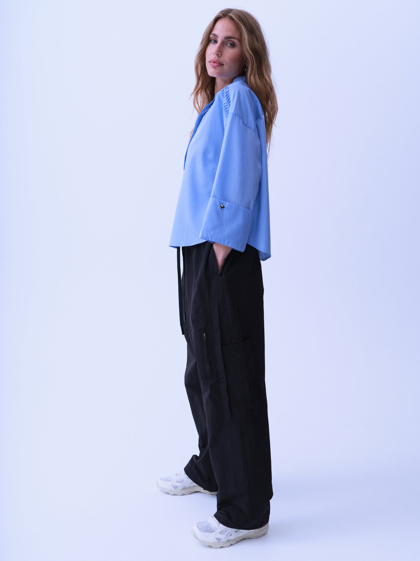 GOSSIA - RoselilleGO Blouse - Blue Striped