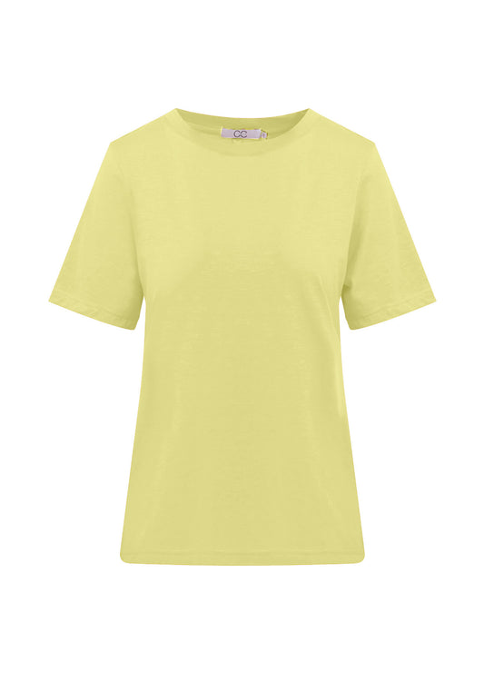 Coster Copenhagen - Regular o-Beckham t-shirt - warm lemon