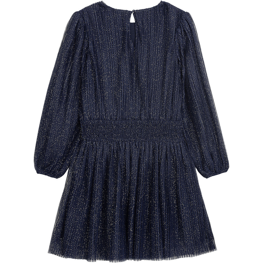 DANAMADE - Dress DLEVKE - Navy glitter