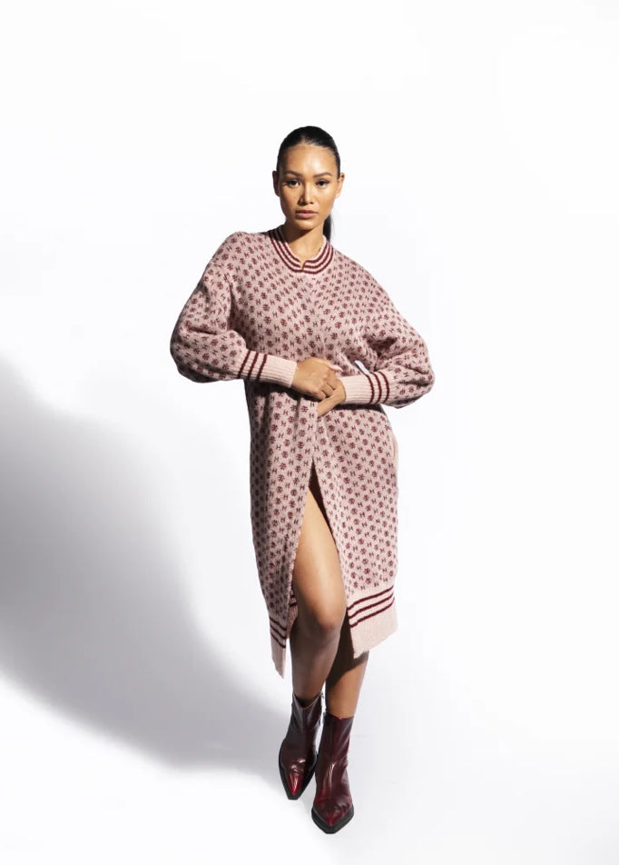 LOGO Long Cardigan