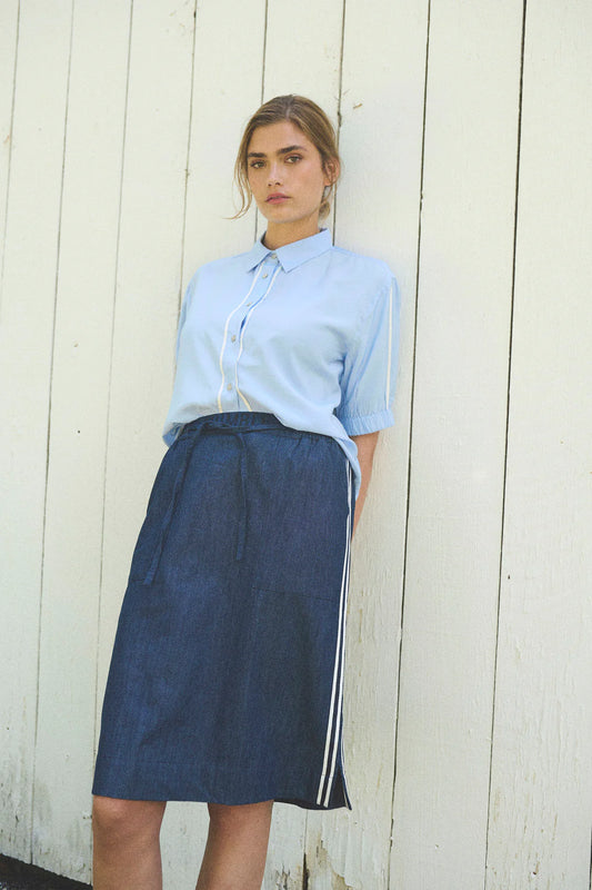 HUMBLE - NikkaHBS Skirt - Dark blue