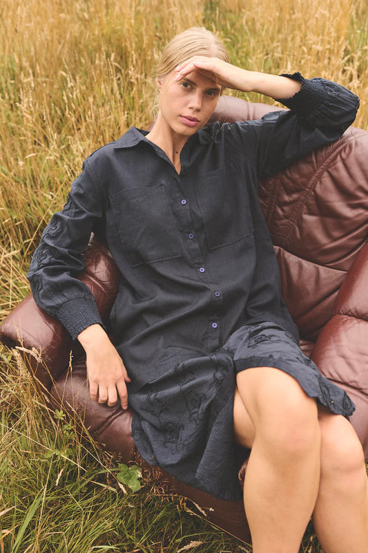 HUMBLE - JADENAG DRESS - Navy