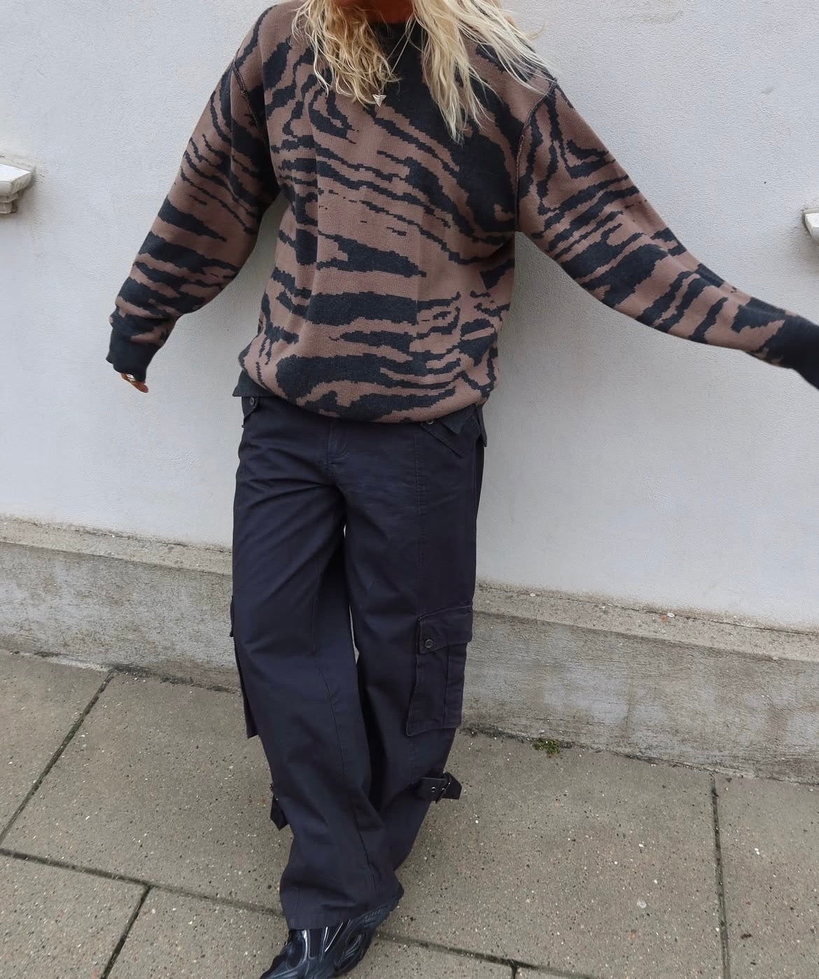 HUMBLE - LolaHBS Pullover - dark grey mel comb